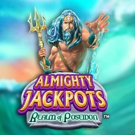 Official Jackpots logo: Almighty Jackpots – Realm of Poseidon by Novomatic at Swift Casino