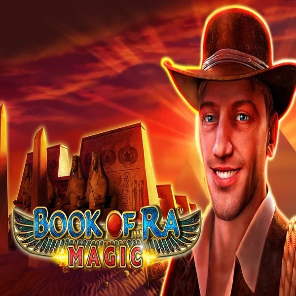 Book of Ra Magic logo by Greentube at Swift Casino