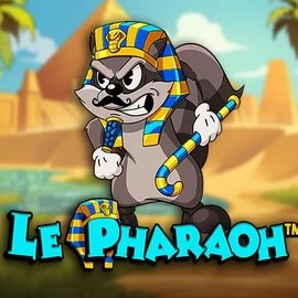 Le Pharaoh slot logo by Hacksaw Gaming at Swift Casino