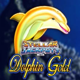 Dolphin Gold with Stellar Jackpots logo by Lightning Box Game at Swift Casino