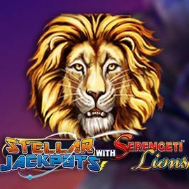 Stellar Jackpots with Serengeti Lions slot visual from Lightning Box Game available on swiftsuomi.com