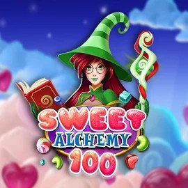 Sweet Alchemy 100 slot logo by Play'n GO at Swift Casino