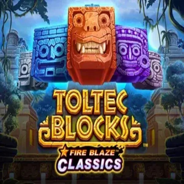 Fire Blaze: Toltec Blocks logo – Slots by Rarestone Gaming at Swift Casino